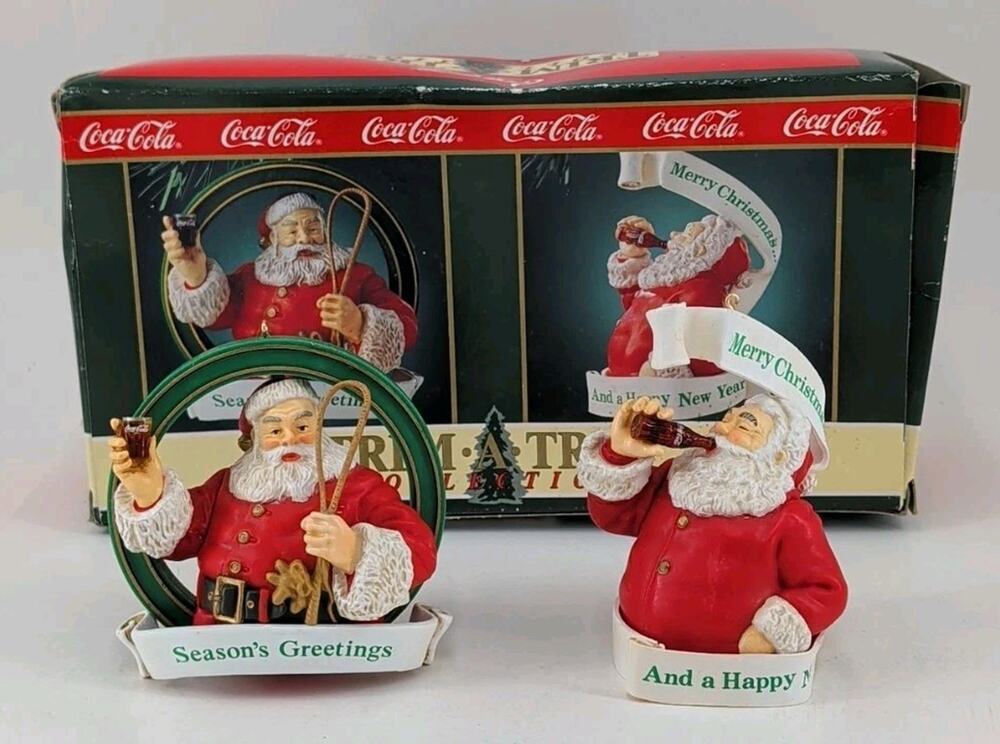 Coca Cola Coke Trim A Tree Collection Christmas Ornament Decoration 1992